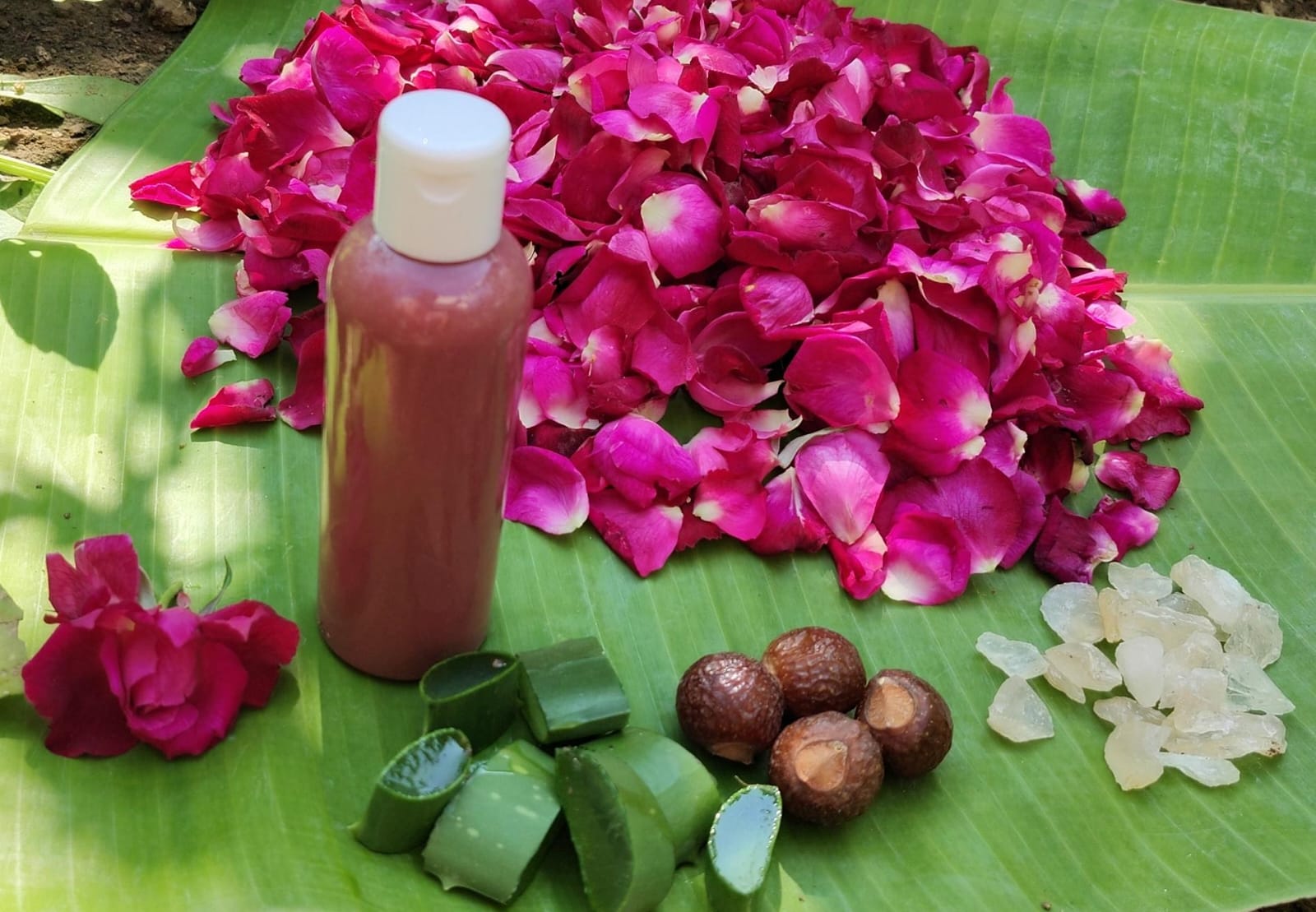 Rose face wash