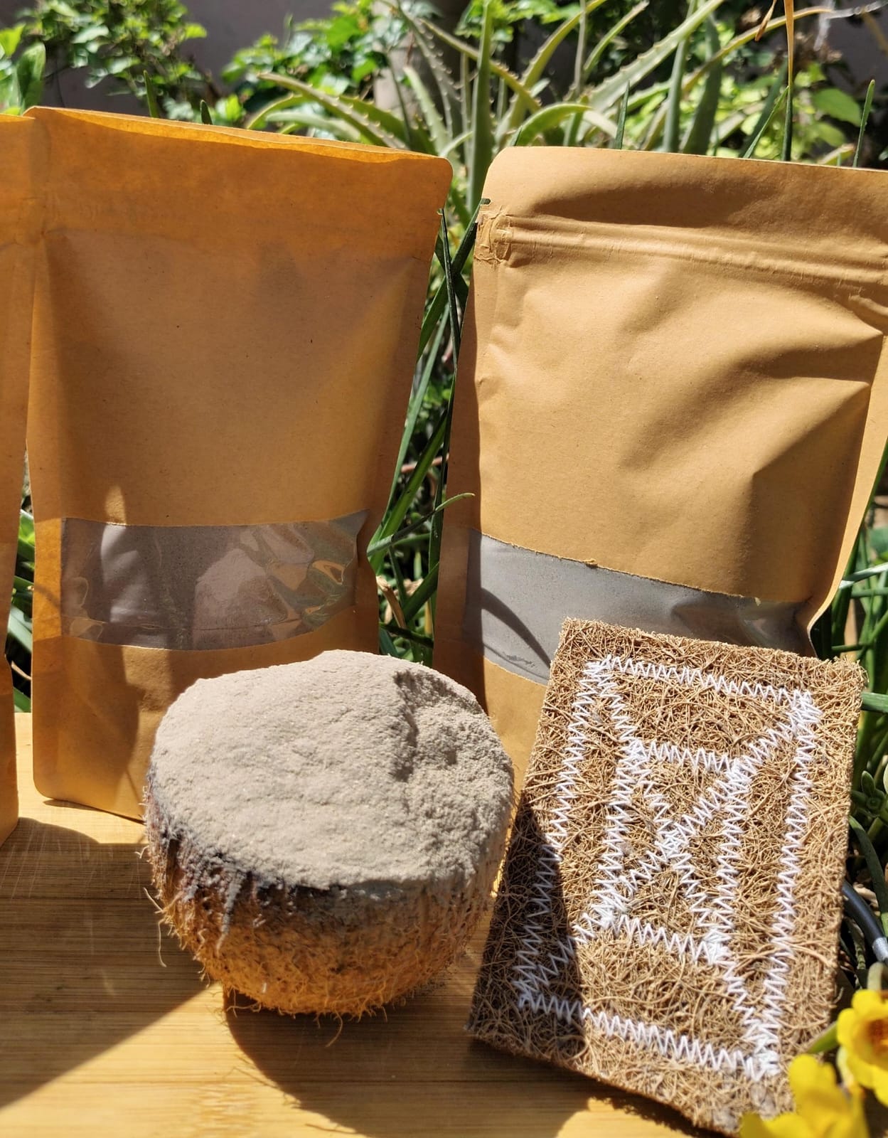 Natural dishwash powder